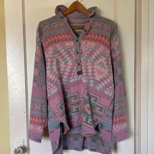Free People Arizona Sky Pullover Pink